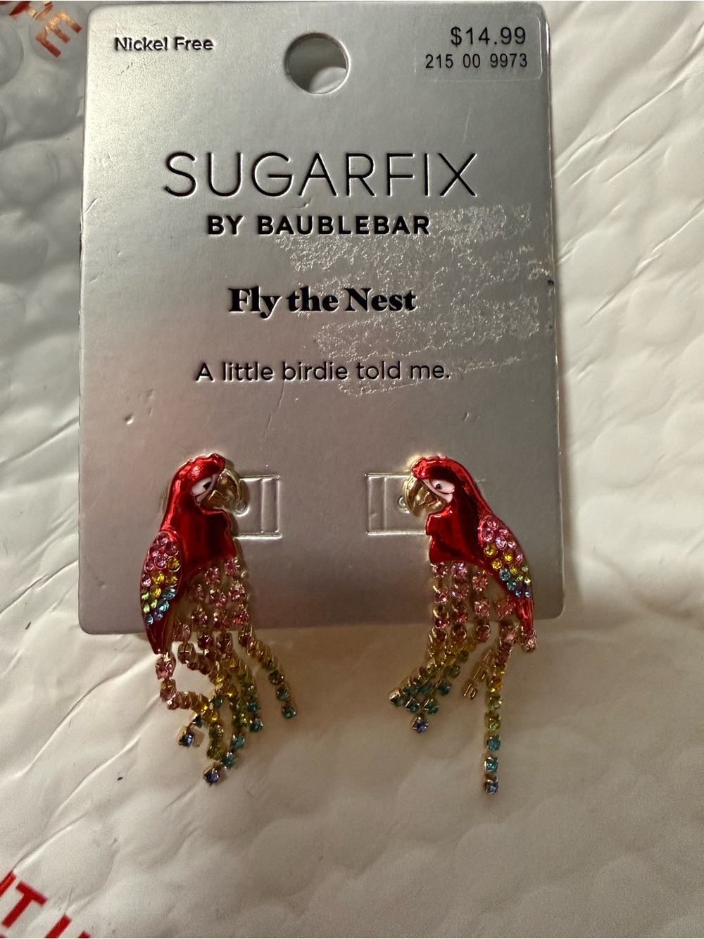 Sugarfix by BaubleBar Parrot Dangle Earrings